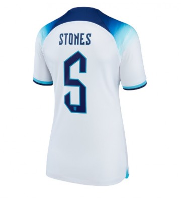 England John Stones #5 Hjemmedrakt Kvinner VM 2022 Kortermet